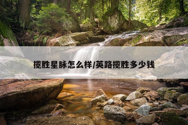 揽胜星脉怎么样/英路揽胜多少钱