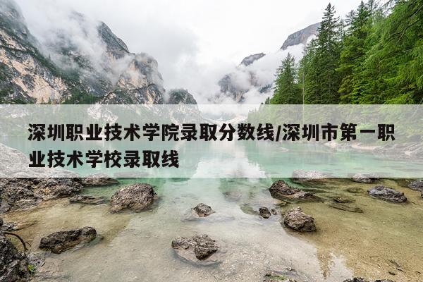 深圳职业技术学院录取分数线/深圳市第一职业技术学校录取线