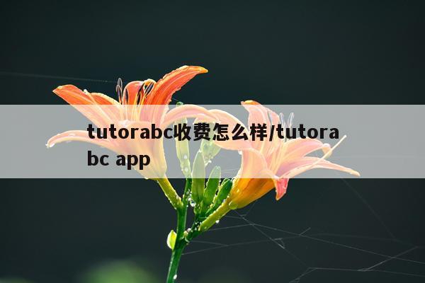 tutorabc收费怎么样/tutorabc app