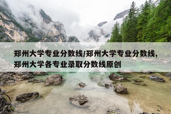 郑州大学专业分数线/郑州大学专业分数线,郑州大学各专业录取分数线原创