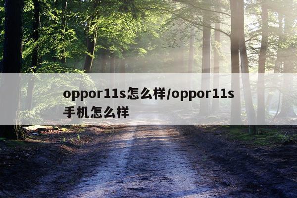 oppor11s怎么样/oppor11s手机怎么样