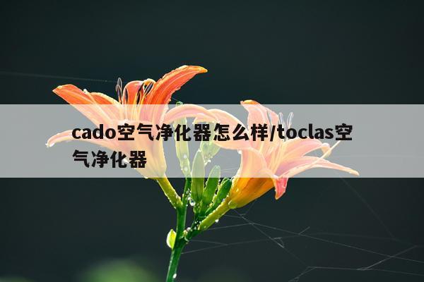 cado空气净化器怎么样/toclas空气净化器