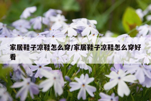 家居鞋子凉鞋怎么穿/家居鞋子凉鞋怎么穿好看