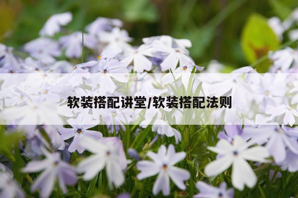 软装搭配讲堂/软装搭配法则