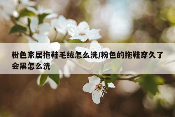 粉色家居拖鞋毛绒怎么洗/粉色的拖鞋穿久了会黑怎么洗