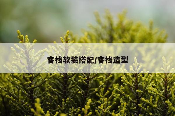 客栈软装搭配/客栈造型