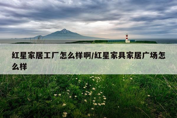 红星家居工厂怎么样啊/红星家具家居广场怎么样