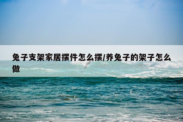 兔子支架家居摆件怎么摆/养兔子的架子怎么做