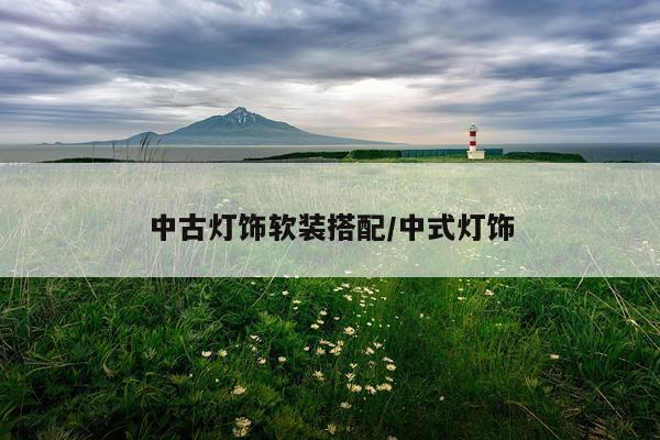 中古灯饰软装搭配/中式灯饰
