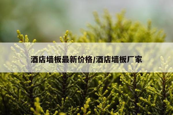 酒店墙板最新价格/酒店墙板厂家