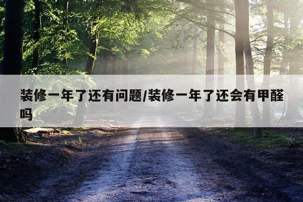 装修一年了还有问题/装修一年了还会有甲醛吗