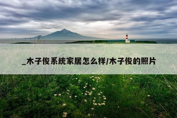 _木子俊系统家居怎么样/木子俊的照片