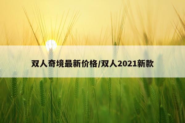 双人奇境最新价格/双人2021新款