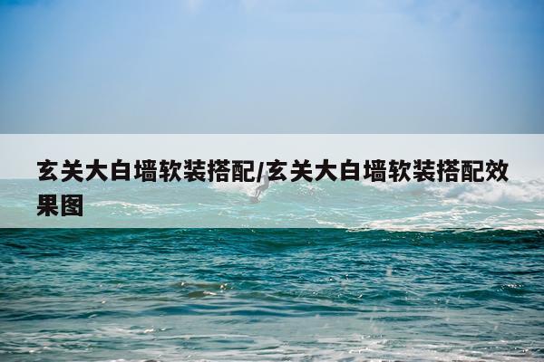 玄关大白墙软装搭配/玄关大白墙软装搭配效果图