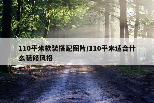 110平米软装搭配图片/110平米适合什么装修风格