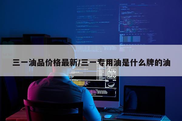 三一油品价格最新/三一专用油是什么牌的油