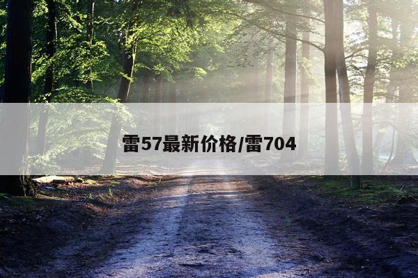 雷57最新价格/雷704