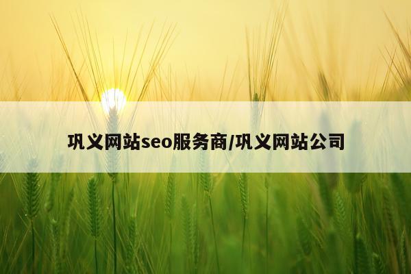 巩义网站seo服务商/巩义网站公司