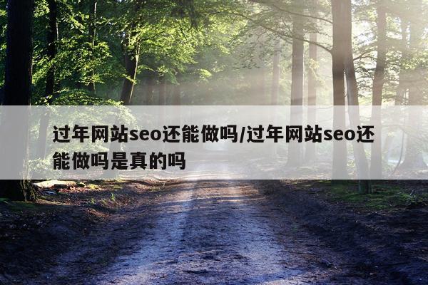 过年网站seo还能做吗/过年网站seo还能做吗是真的吗