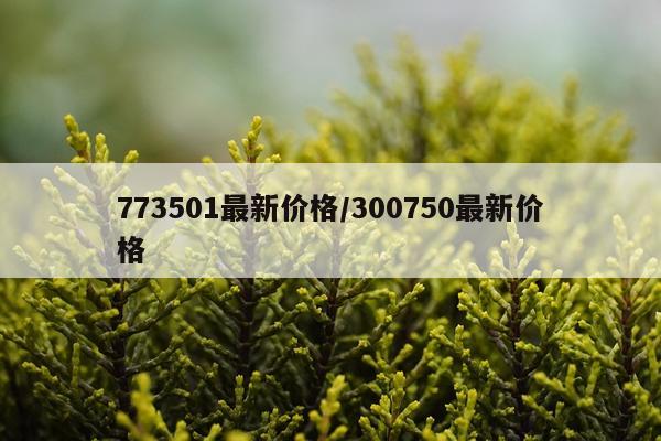 773501最新价格/300750最新价格