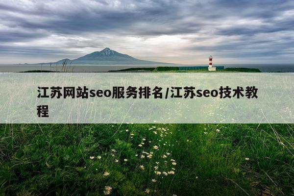 江苏网站seo服务排名/江苏seo技术教程