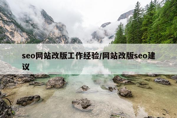 seo网站改版工作经验/网站改版seo建议