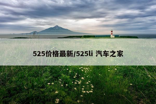 525价格最新/525li 汽车之家