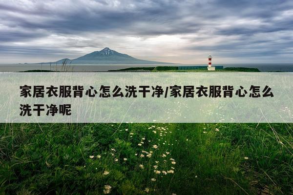 家居衣服背心怎么洗干净/家居衣服背心怎么洗干净呢