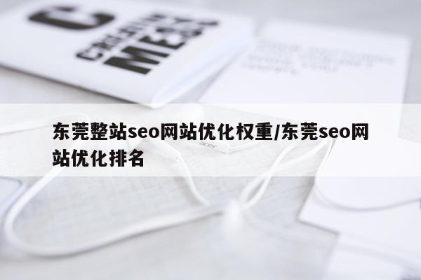 东莞整站seo网站优化权重/东莞seo网站优化排名