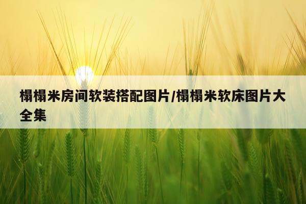 榻榻米房间软装搭配图片/榻榻米软床图片大全集