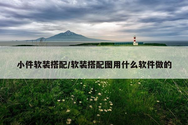 小件软装搭配/软装搭配图用什么软件做的