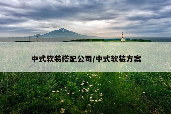 中式软装搭配公司/中式软装方案