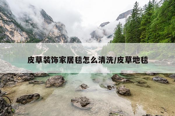 皮草装饰家居毯怎么清洗/皮草地毯