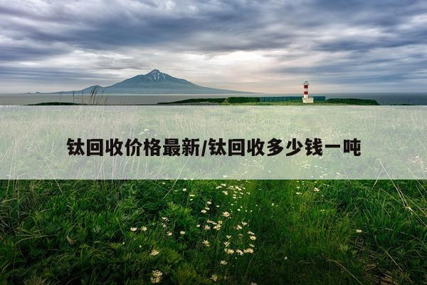 钛回收价格最新/钛回收多少钱一吨